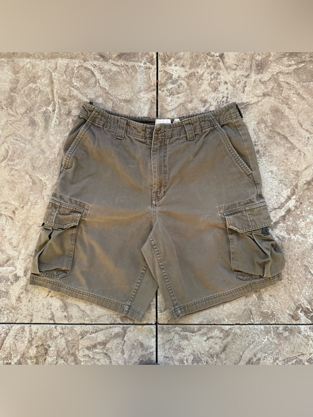 Vintage 00s Gap Dark Green Earth Tone Cargo Shorts